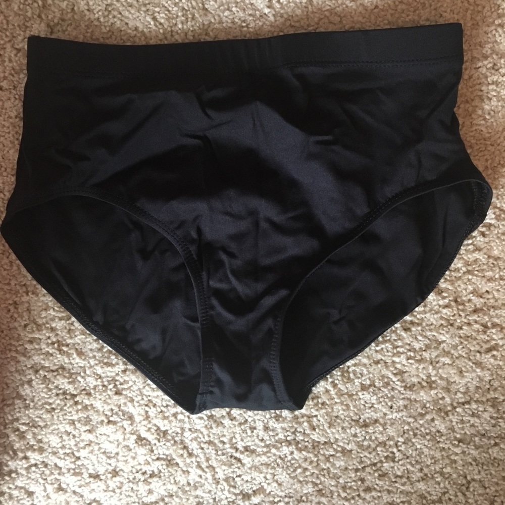 Capezio black dance brief